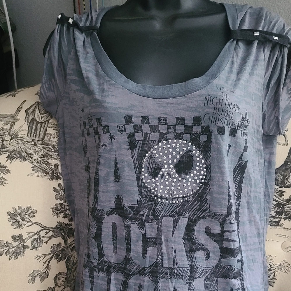 FUN CAMMO Jack Skellington perfect T-shirt - Picture 5 of 7
